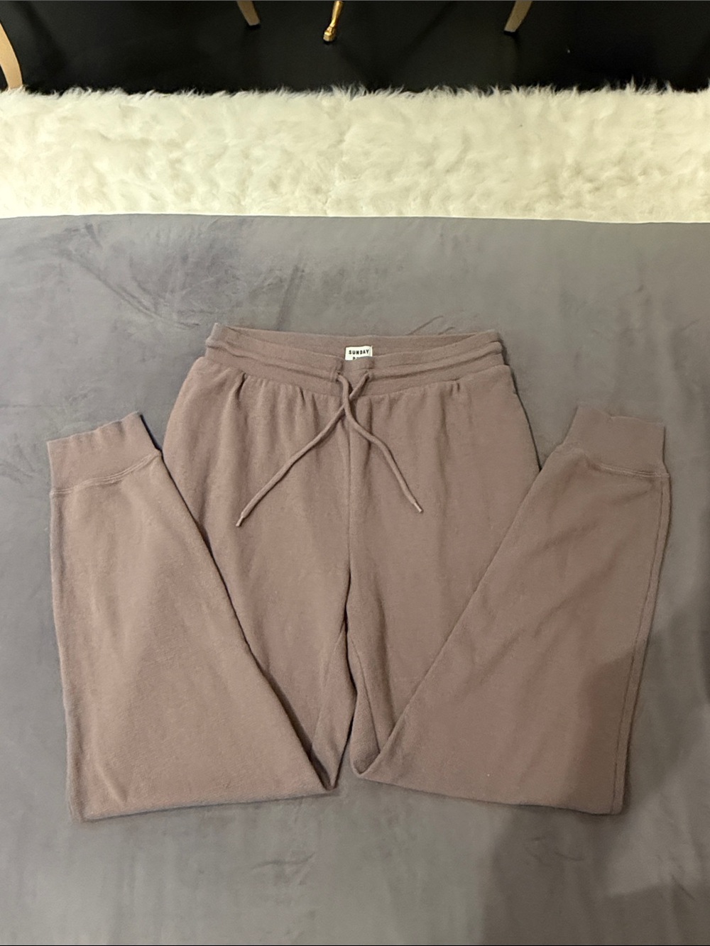 Aritzia - Sunday Best - waffled Drawstring Sweatpants szM